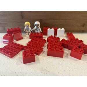 LEGO DUPLO SHUTTLE  MISSION ASTRONAUTS 2.5" MAN  WOMAN FIGURES  Lot‎ Of 25